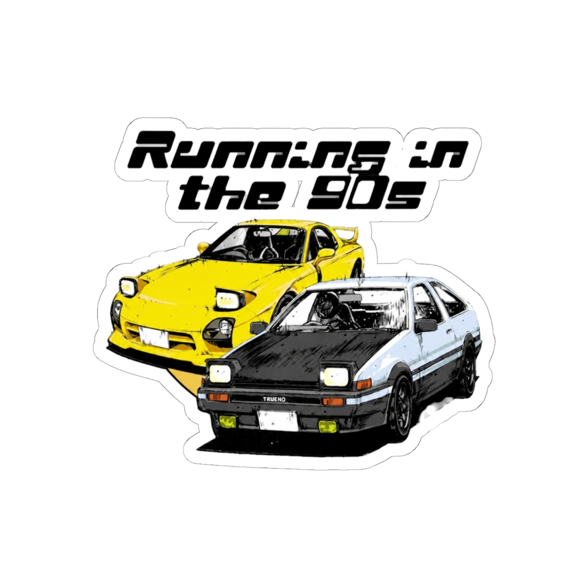 Initial D Running in the 90s Manga