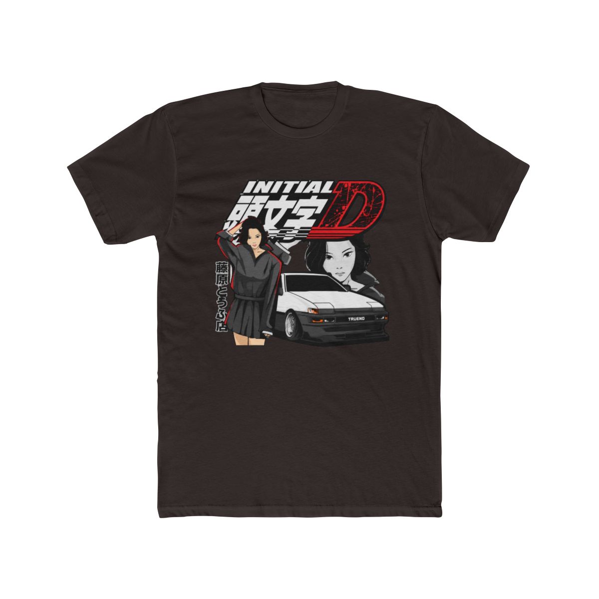 Initial D AE86 Anime Style T Shirt - alternate angle 2, merchandise