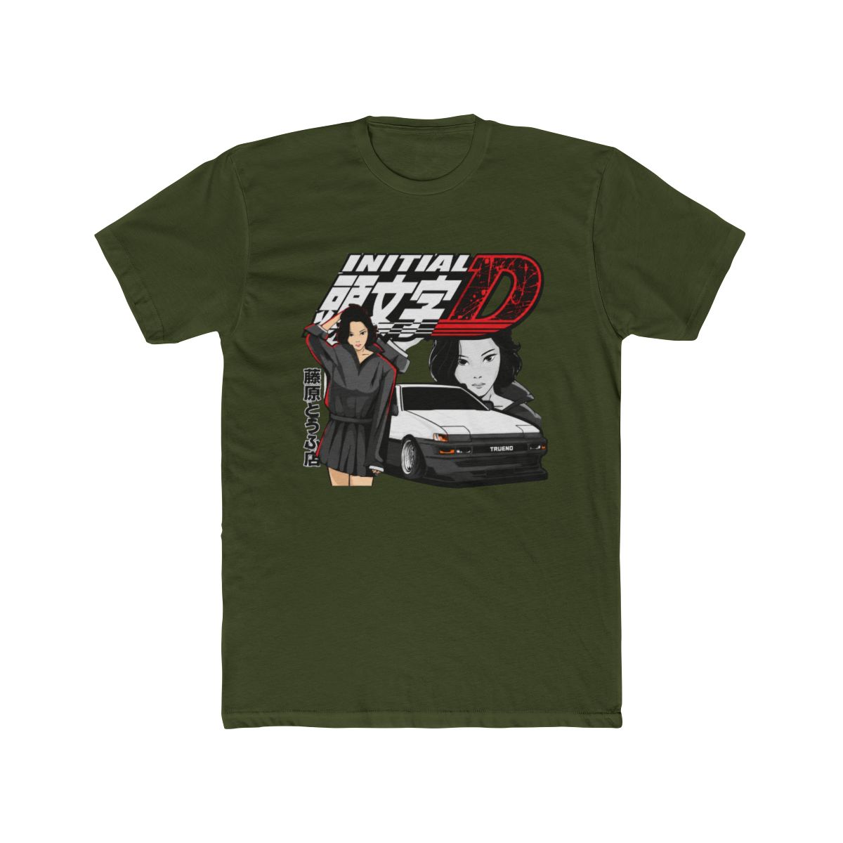 Initial D AE86 Anime Style T Shirt - alternate angle 4, merchandise