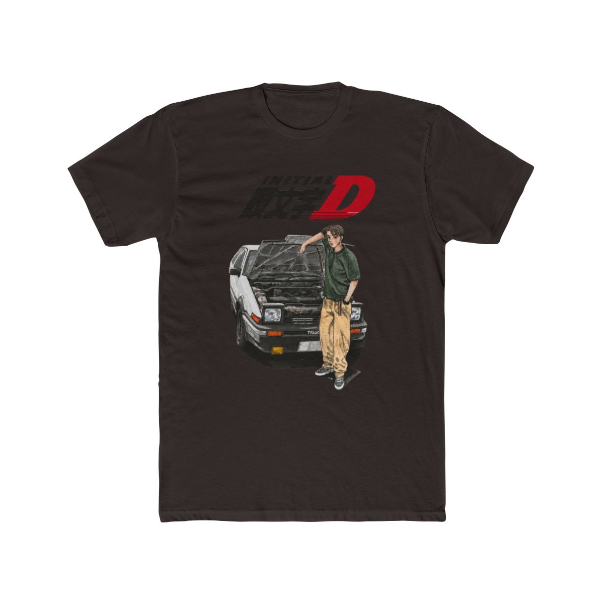 INITIAL D Takumi Fujiwara T Shirt - high quality print - ORIGINAL SELLER - alternate angle 2, merchandise