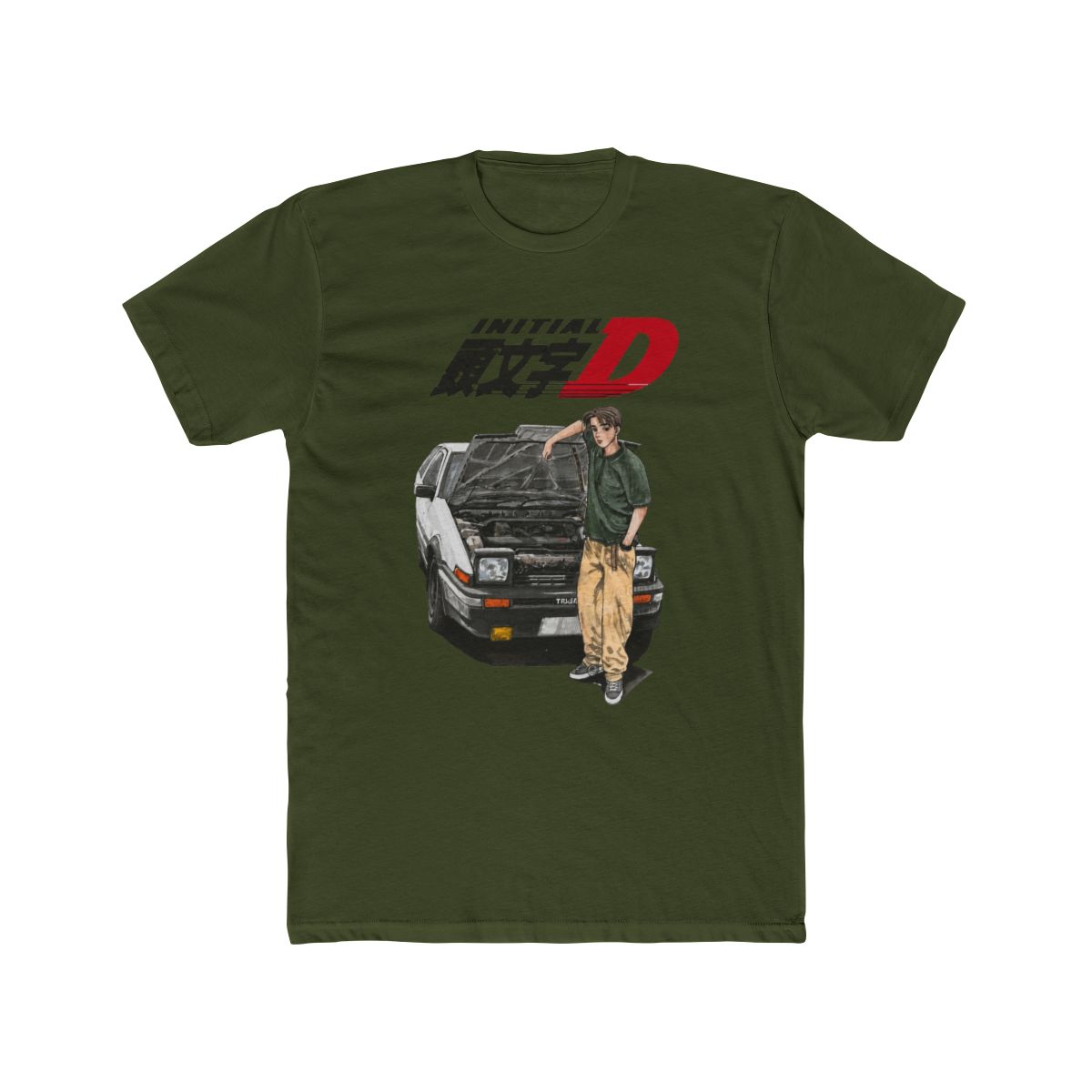 INITIAL D Takumi Fujiwara T Shirt - high quality print - ORIGINAL SELLER - alternate angle 5, merchandise