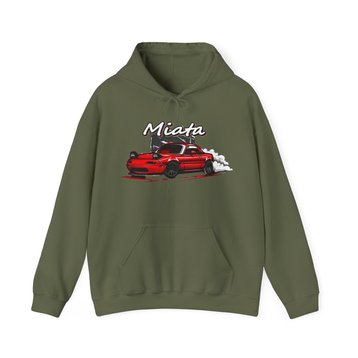 MX5 Initial D Men Hoodies Drift Mazda Print Car Hoodie - alternate angle 4, merchandise