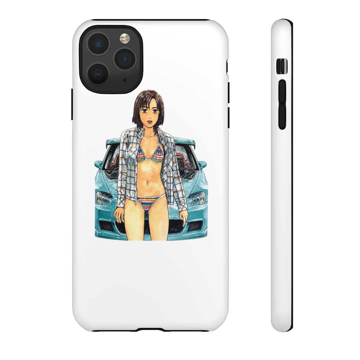 Initial D Mika Uehara Iphone Case - alternate angle 2, merchandise